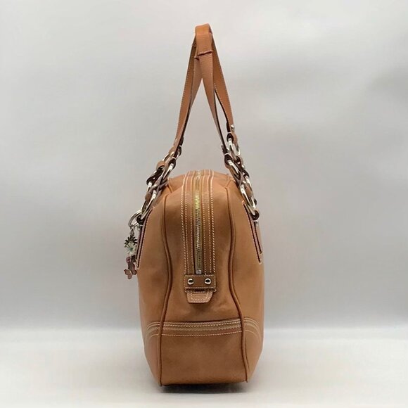 Coach Leather Camel Soho Satchel Bag 10581 - Picture 3 of 11